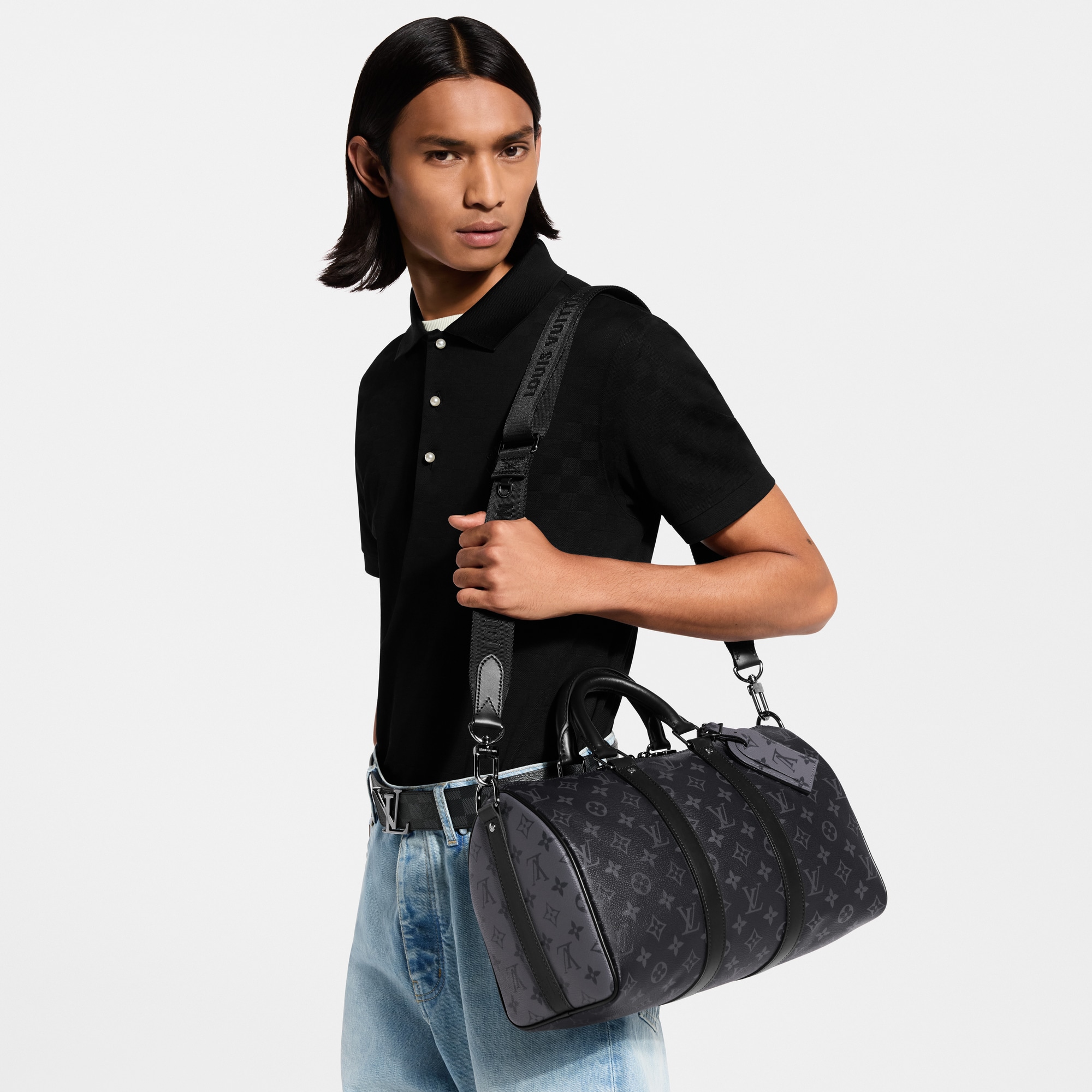 Keepall 35 Mon Monogram Monogram Eclipse Canvas - Personalization